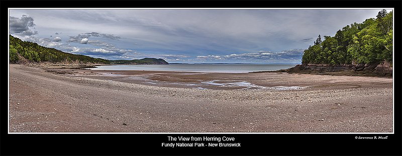 Q140-B -Herring Cove -Fundy Ntl Park - NB.jpg :: Sand & Ocean in Herring Cove, Fundy Ntl Park, NB