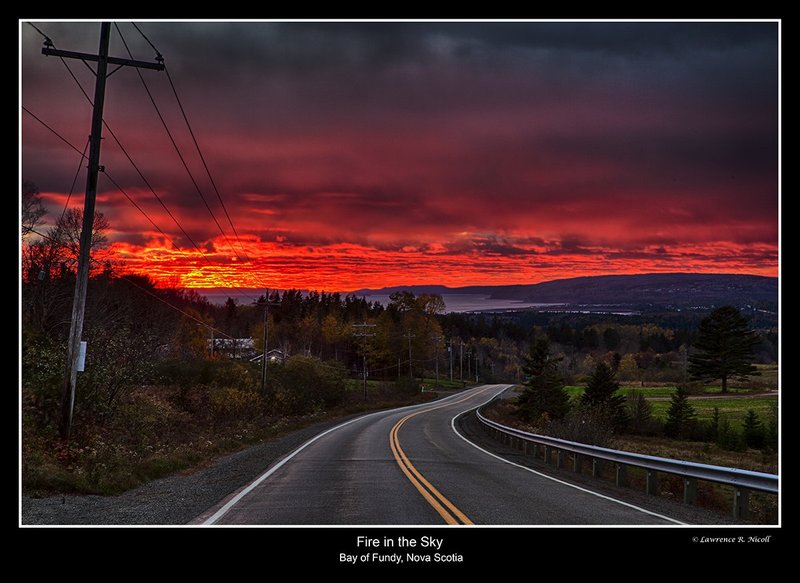 _MG_0602 -Fire in the Sky.jpg :: Fire in the Sky over the Bay of Fundy