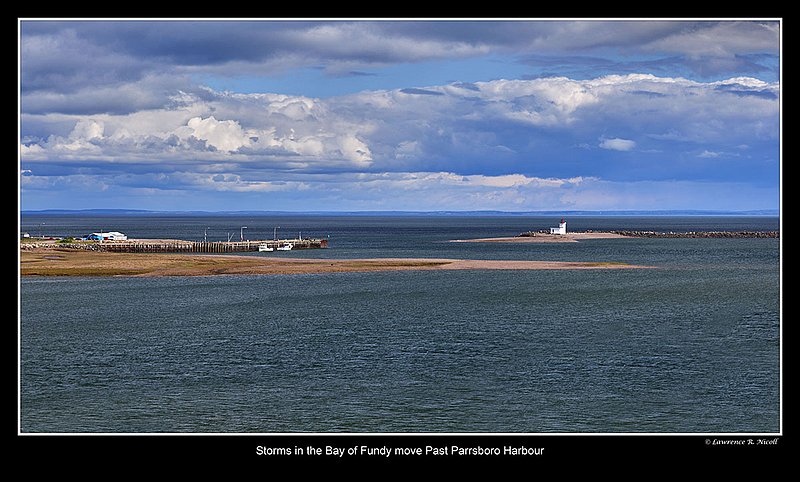 _MG_5474 79 -Parrsboro Harbour near high tide.jpg :: Tide almost full at Parrsboro Harbour