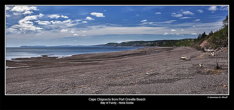 _MG_6017-6031 - View frm Port Greville Beach.jpg :: Cape Chignecto from the Port Greville beach