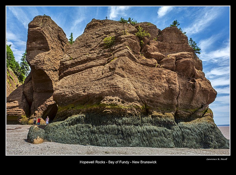 _MG_7691 -Hopewelll Cape -Rocks -NB.jpg :: Hopewell Rocks -Flowerpots in the Bay of Fundy