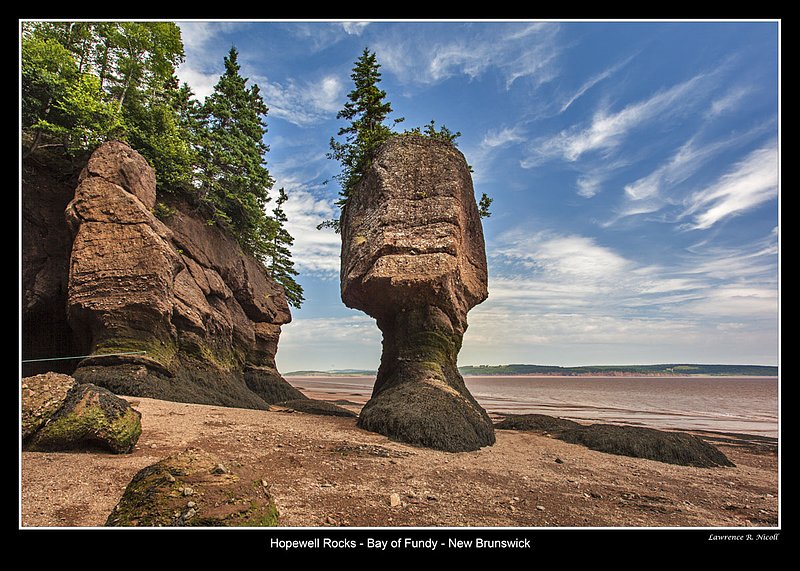 _MG_7826 -Hopewell Rocks -NB.jpg :: Hopewell Rocks -Flowerpots in the Bay of Fundy
