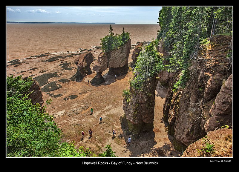 _MG_7830 -Hopewell Rocks -NB.jpg :: Hopewell Rocks -Flowerpots in the Bay of Fundy