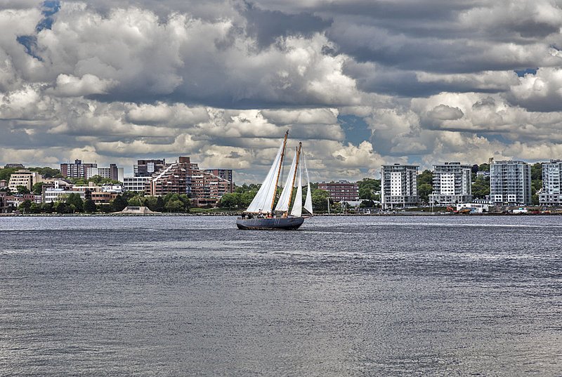 _LRN6396 -Katie Belle showing her stuff.jpg :: Katie Belle Showing her 'Stuff' in Halifax Harbour