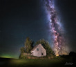 _LRN0665-72 -Lawrence R Nicoll -The Little Shed and the Milky Way.jpg