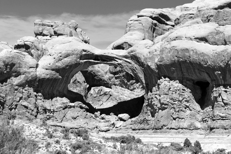 Arch Within a Arch.jpg :: Double Arch, Arches National Mounment, Utah