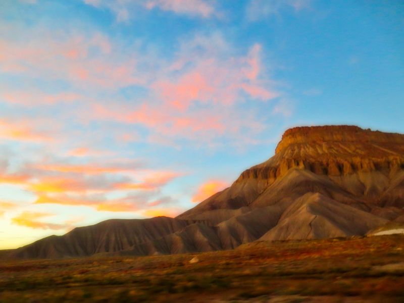 Misty Night.jpg :: Mt. Garfield, Palisade, Colorado