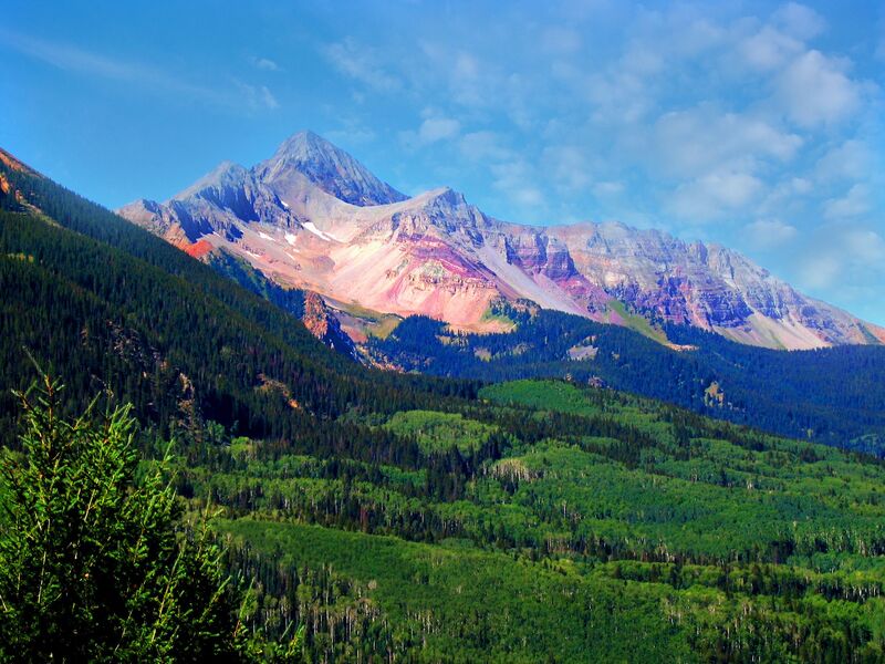 Mountain in the clouds.jpg :: Rico, Colorado