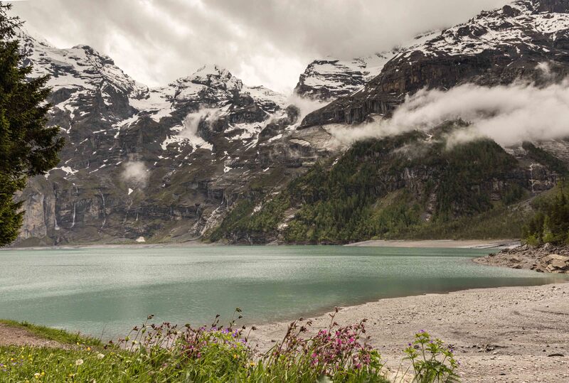 GQ7A0056 copy 2 (1).jpg :: Oeschinensee is a unique high mountain lake and a World Heritage site above the town of Kandersteg in the Jungfrau Region.