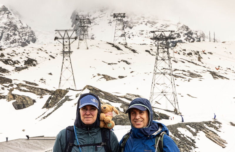 GQ7A1300 copy.jpg :: The Matterhorn Glacial Paradise is up there somewhere. When the weather permits, skiing is still available up there.