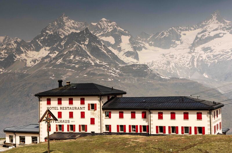GQ7A1579 copy.jpg :: One of the high elevation hotels well above Zermatt.