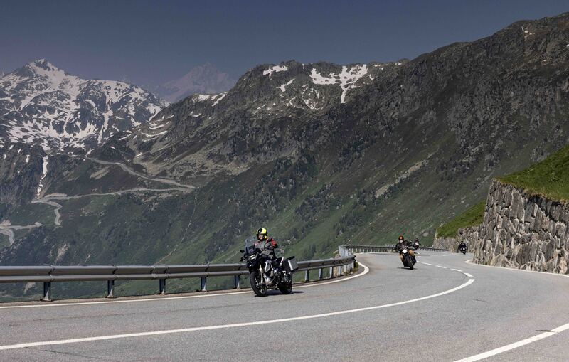 GQ7A1915 copy.jpg :: Furka Pass is a favored route for motor bikers and sports car enthusiasts. Road cyclists are tested on the climb over 16km with an ascent of 1065m and average grade of 6.5 percent.