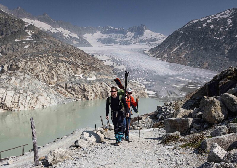 GQ7A2243 copy (1).jpg :: We met some skiers who hiked and skied the glacier. There was no evidence that snow cats did any grooming. :-)