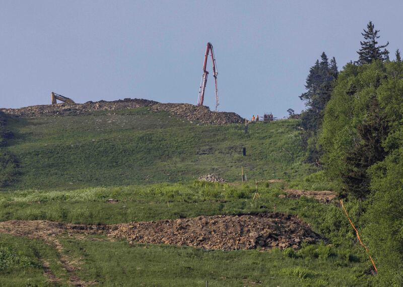 GQ7A2422 copy.jpg :: June 12, Pumping concrete at the top terminal