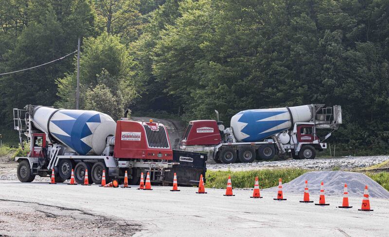 GQ7A2433 copy.jpg :: Trucks ready for the long drive to the top of Superstar