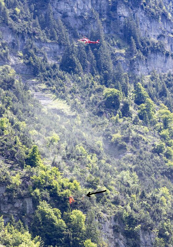 GQ7A8408 copy (1).jpg :: The base jumper was rescued safely by a very skilled helicopter rescue crew.