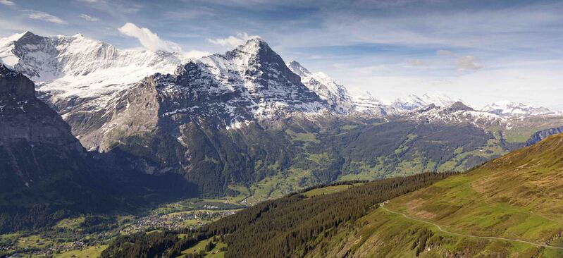 GQ7A8643 copy.jpg :: We left Grindelwald down in the valley far below us.