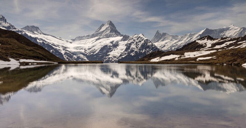 GQ7A8793 copy 2 (1).jpg :: Bachalpsee is a spectacular high mountain lake, part of an amazing view.