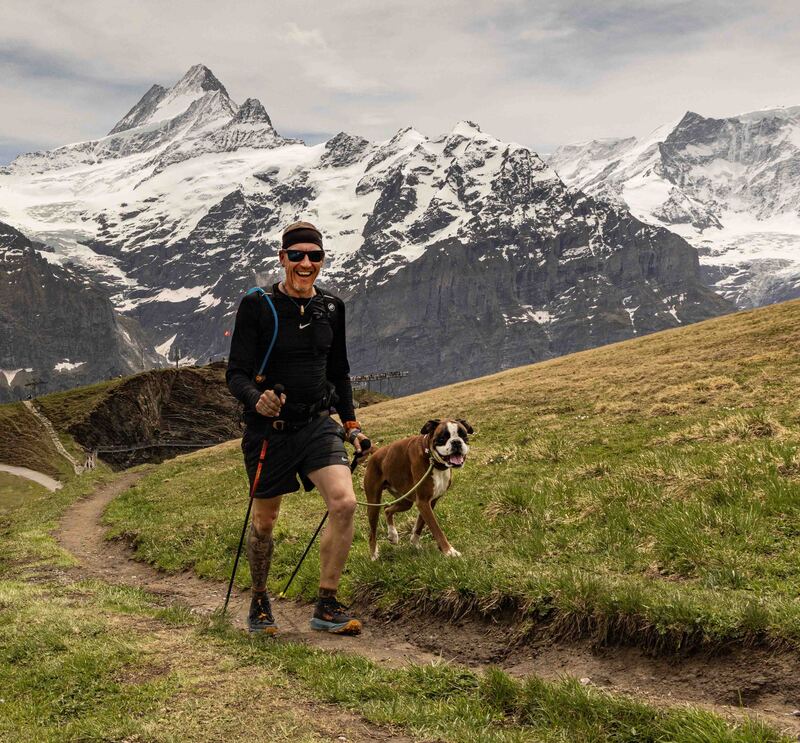 GQ7A8867 copy (1).jpg :: Happy dogs and hikers are everywhere. Willow and Molly would be in heaven up here.