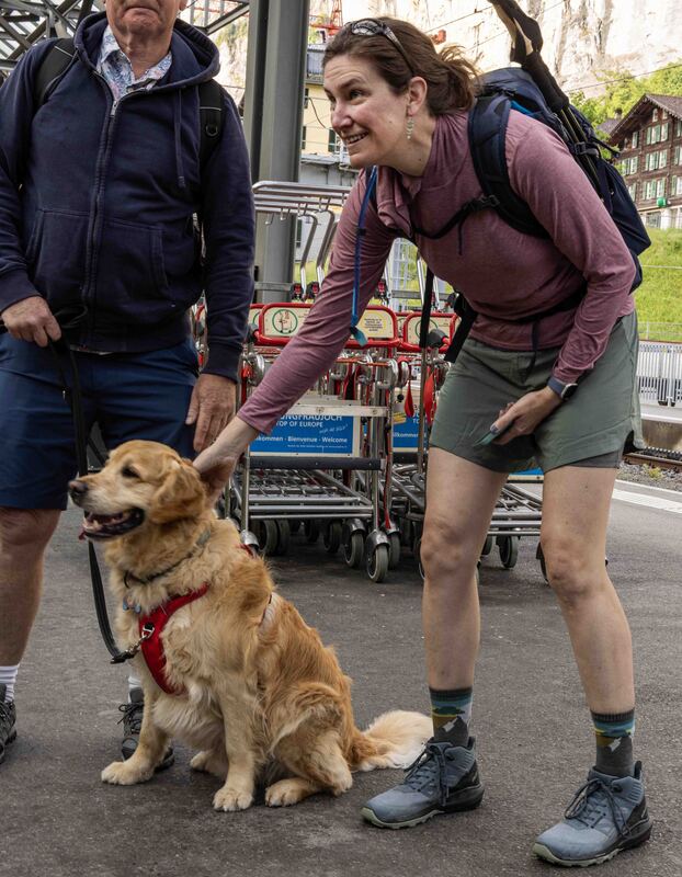 GQ7A9399 copy (1).jpg :: While waiting in Lauterbrunnen for the train up to Wengen, we met Stanley from the UK.