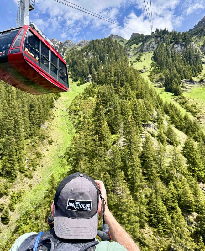 IMG_1627 copy (1).jpg :: You can ride up to Maennlichen on a platform on tp of the cable car. Pretty neat, only in good weather.