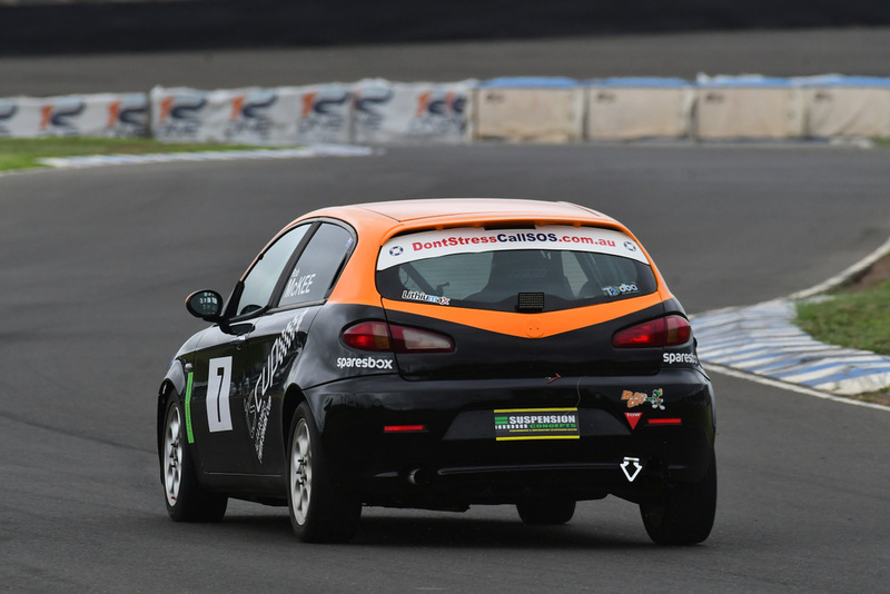 Alfa Feb 2026-032.jpg ::  7  Rob McKee (NSW)          Clay Business Solutions / SOS  Alfa Romeo 147 Twin 