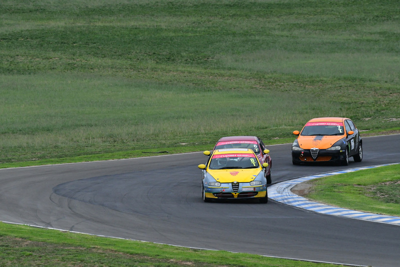 Alfa Feb 2026-094.jpg ::  8  Richard McKee (NSW)      SOS - Services On Site / Clay  Alfa Romeo 147 Twin