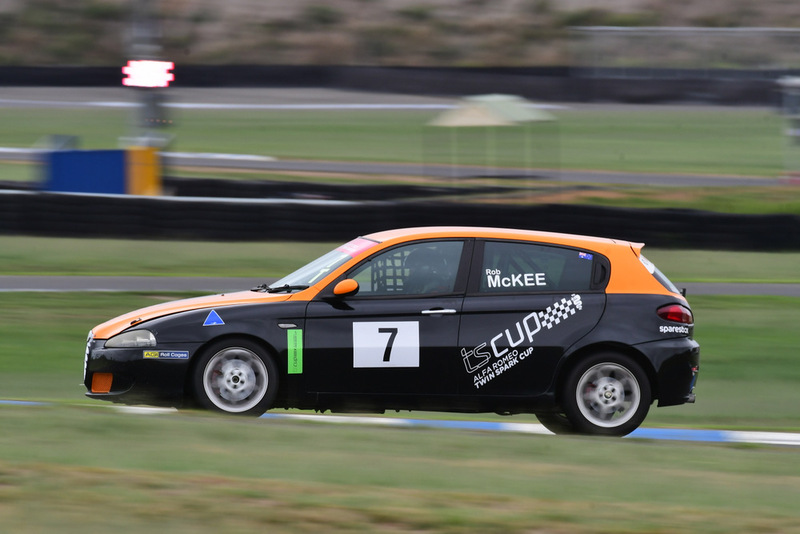 Alfa Feb 2026-323.jpg ::  7  Rob McKee (NSW)          Clay Business Solutions / SOS  Alfa Romeo 147 Twin 