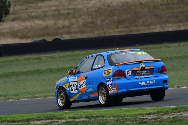 Excel  Feb 2026-101.jpg ::  210  Andrew Grima (NSW)       Team Grima Racing / Bonnyrigg  Hyundai Excel   
