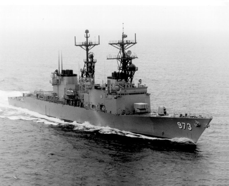 USS John Young (DD-973) - N8370.jpg :: USS John Young (DD-973), Destroyer, Post-Vietnam War - US NAVY PHOTO: USS John Young (DD-973) location, date unknown.
