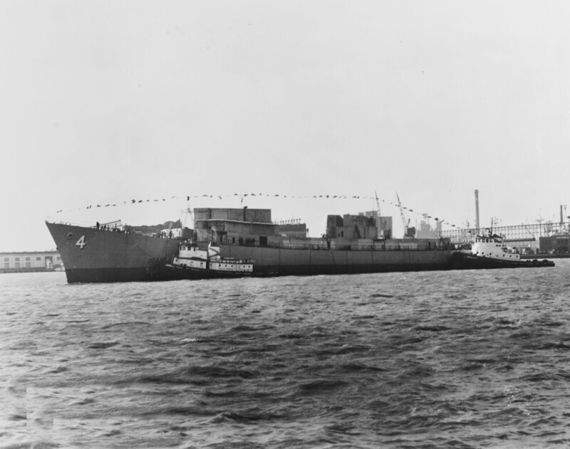 USS Lawrence (DDG-4) - N25990B.jpg :: USS Lawrence (DDG-4), Guided Missile Destroyer, Vietnam War - US NAVY PHOTO: USS Lawrence (DDG-4) immediately after launching, at the New York Shipbuilding Corporation shipyard, Camden, New Jersey, 27 Feb 1960.