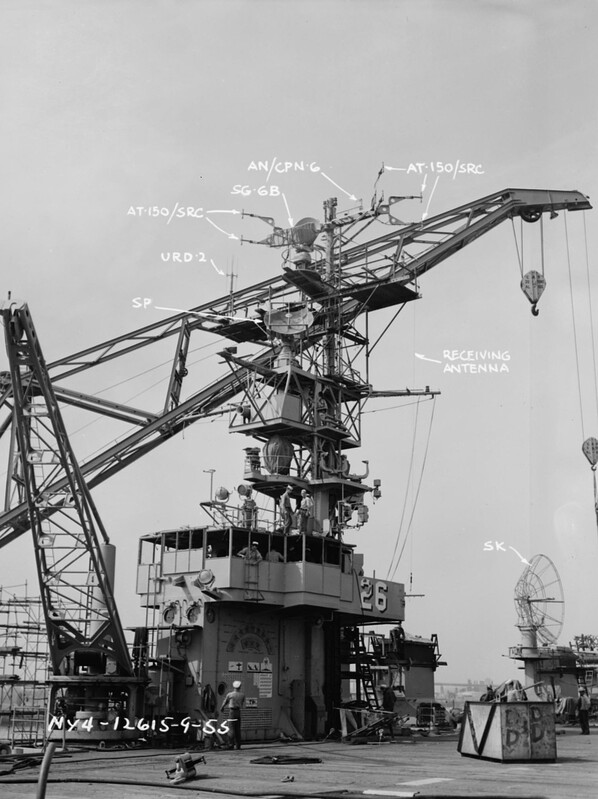 USS Monterey (CVL-26) - N614N.jpg :: USS Monterey (CVL-26), Light Aircraft Carrier, Post-Korean War - US NAVY PHOTO: USS Monterey (CVL-26), Philadelphia Naval Shipyard, Sep 1955, preparing to decommission.