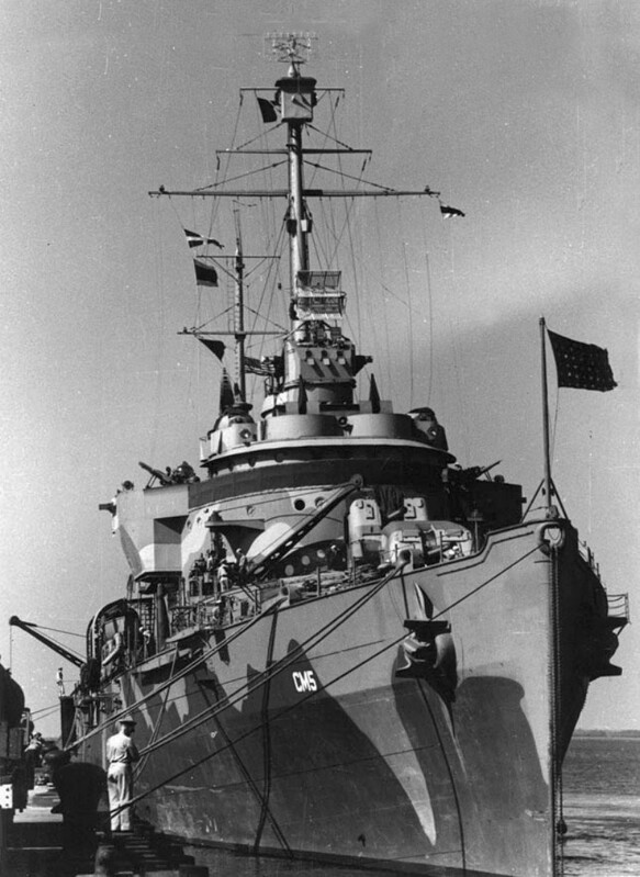 USS Terror (CM-5) - N12899F.jpg :: USS Terror (CM-5), Cargo Ship-Minelayer, WW II - US NAVY PHOTO: USS Terror (CM-5) loading Mk VI mines at Yorktown, Virginia, for the Casablanca operation circa Oct 1942.
