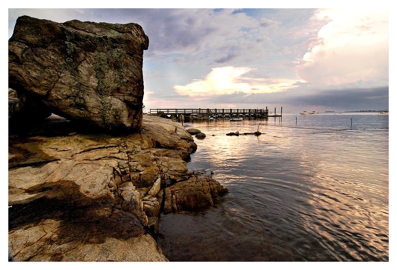 Lords Point clearing storm.jpg :: Stonington - A summer storm clears at Lords Point.