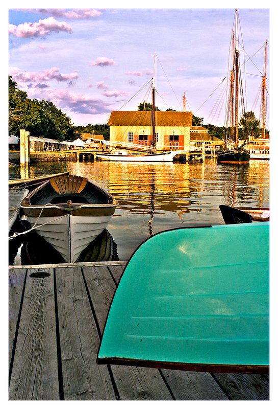 Mystic Seaport boats.jpg :: Mystic - Small watercraft of the Mystic Seaport.