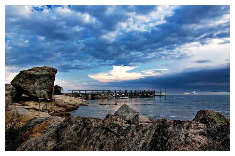 the coming storm.jpg :: Stonington - A summer storm building over Lord's Point.