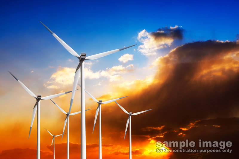 windmills-sp-007.jpg :: Windmills with brilliant skiy