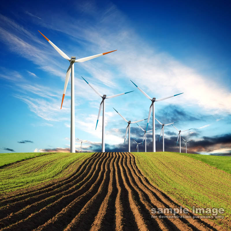 windmills-sp-010.jpg :: Windmills with brilliant skiy