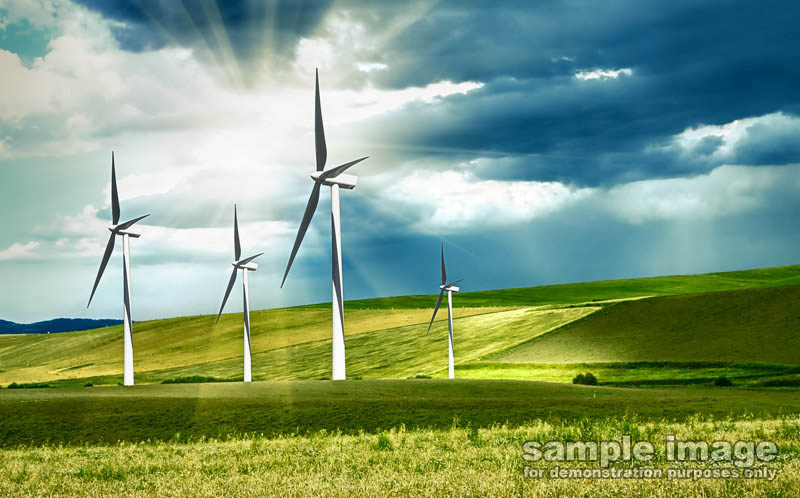 windmills-sp-012.jpg :: Windmills with brilliant skiy