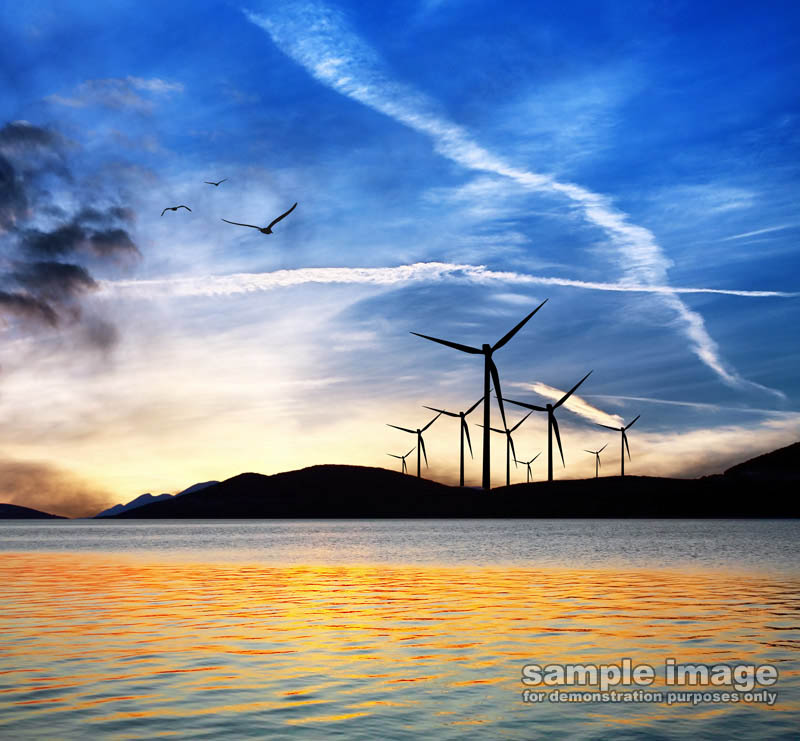 windmills-sp-014.jpg :: Windmills with brilliant skiy