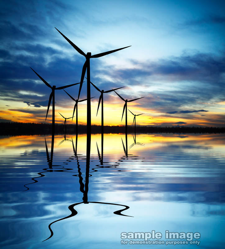 windmills-sp-017.jpg :: Windmills with brilliant skiy