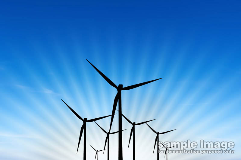 windmills-sp-020.jpg :: Windmills with brilliant skiy