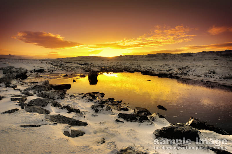 nature-bp-012.jpg :: sunset over rocky coastline