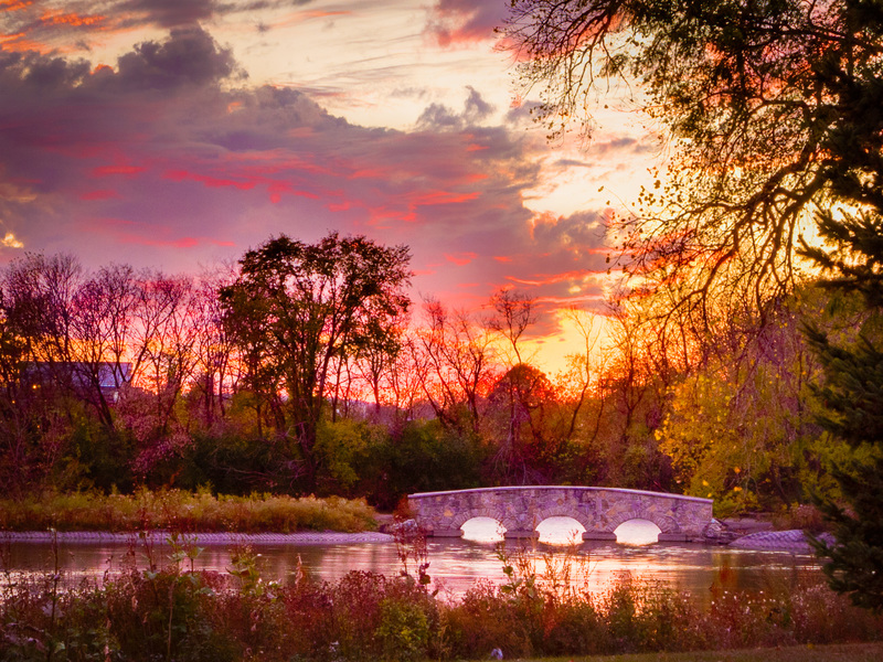 TSJ_20111023_4001_2_3h(2).jpg :: Silver Lake sunset Rochester MN