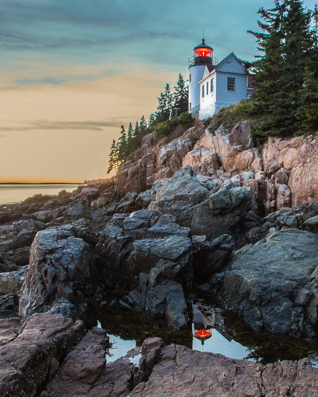TSJ_20140909_4938(1).jpg :: Reflection at Bar Harbor Lighthouse Maine