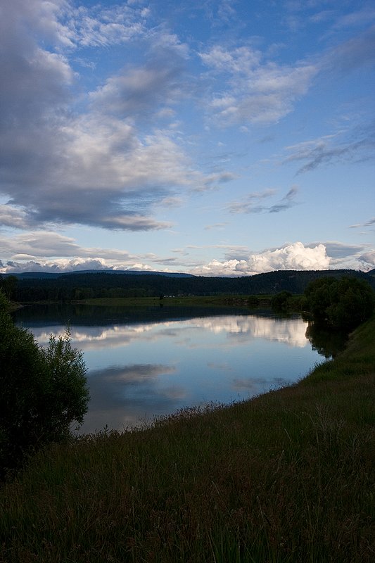 TC-Idaho Scenic-D50010-00150.jpg :: Kootenai River flowing on the edge of The Nature Conservancy Ball Creek Preserve in North Idaho near Bonners Ferry, Idaho