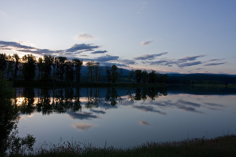 TC-Idaho Scenic-D50010-00177.jpg :: Kootenai River in North Idaho bordering The Nature Conservancy Ball Creek Ranch Preserve