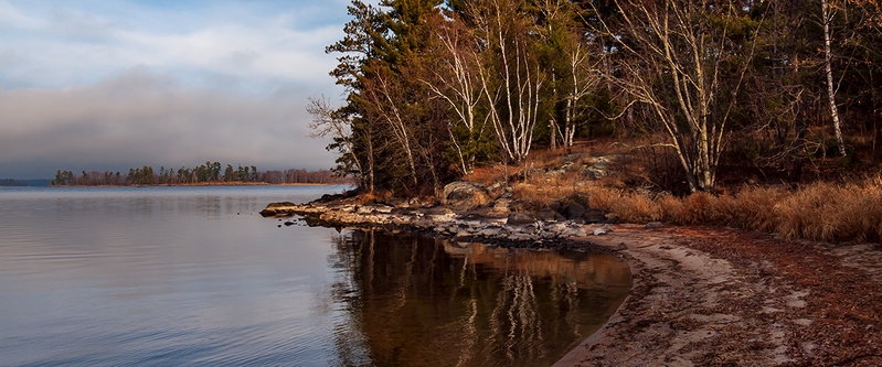 Romancing Lake Kabetogama.jpg :: It's easy to fall in love with the autumn vistas waiting around every corner at Lake Kabetogama in Voyageurs National Park, Minnesota.