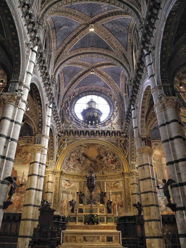 Siena Italy Catherdral 2370.jpg ::                   Cathedral in Siena, Italy             