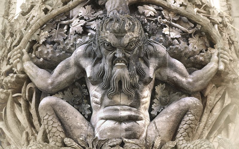 Scared of me now Pena Palace Portugal.jpg :: Gargoyle at Pena Palace in Portugal